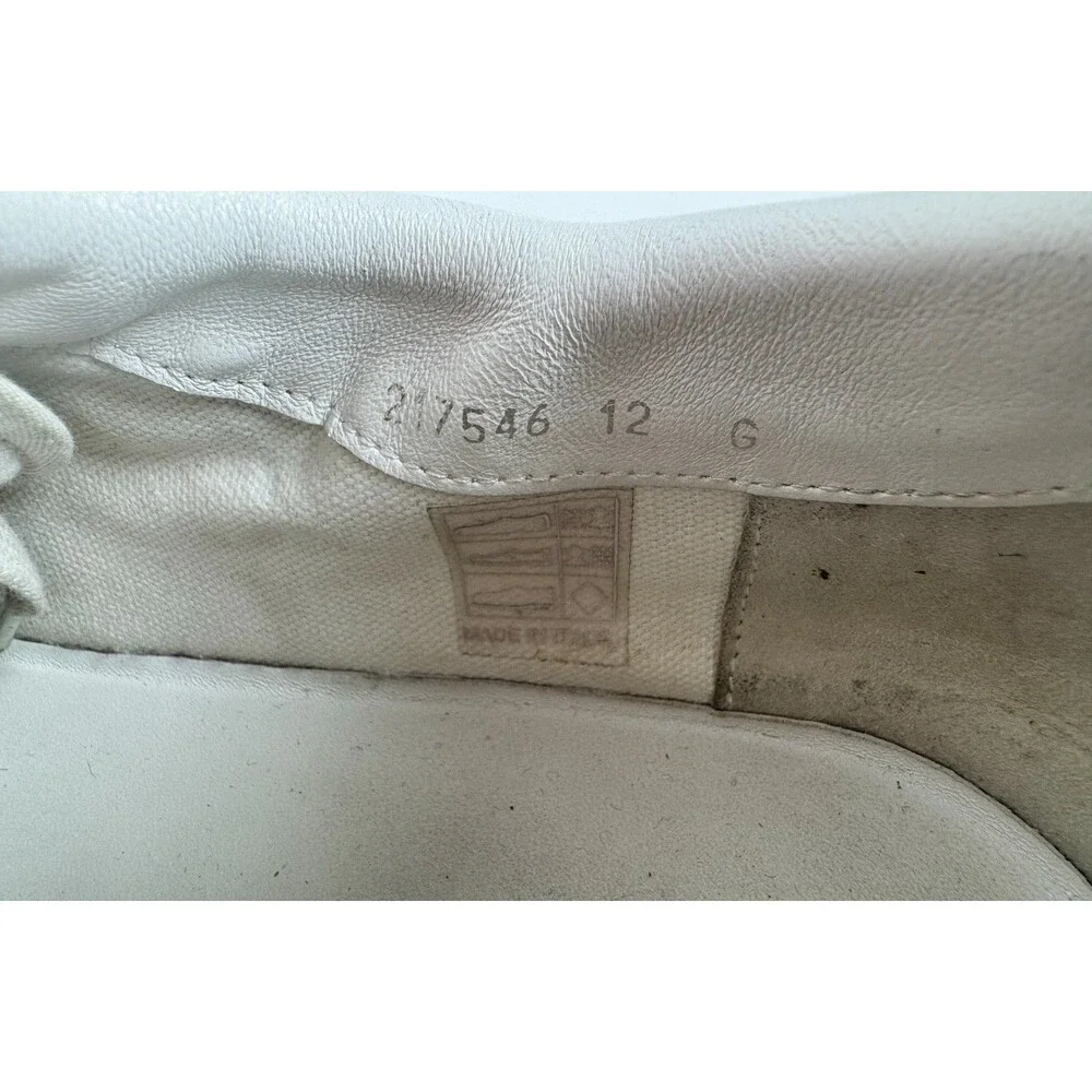 Gucci Men's White Leather Dapper Dan Lowtop Sneaker Size 12 G US 13